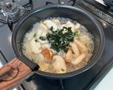 しいたけとワカメの中華スープ作り方3写真