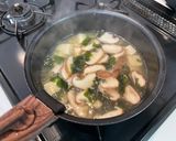 しいたけとワカメの中華スープ作り方4写真