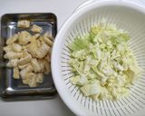 キャベツの豚汁作り方1写真