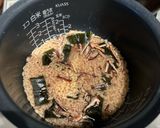 大豆ライスのひじきと鶏挽肉の炊き込みご飯作り方2写真