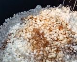 自家製干しわらびの山菜おこわ【干し野菜】作り方6写真
