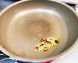 春菊サラダのようなペペロンチーノ風パスタ作り方4写真