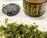 ふきのとうとサバ味噌煮缶で簡単おつまみ作り方4写真