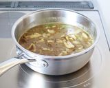 カレー粉・牛乳で【クリーミーカレーうどん作り方4写真