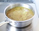 カレー粉・牛乳で【クリーミーカレーうどん作り方5写真