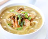 カレー粉・牛乳で【クリーミーカレーうどん作り方8写真