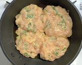 鶏ささみ肉と明太子と大葉のハンバーグ作り方6写真