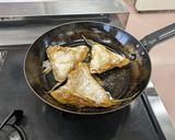 鯛かまのカレーソテートマトソース添え作り方3写真