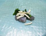 海老と菜の花の包み焼き作り方2写真