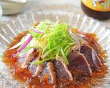 ポン酢のジュレで楽しむ鰹のたたき ♪作り方4写真