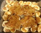 鶏モモ肉とジャガイモの味噌マヨネーズ焼き作り方7写真