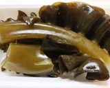ご飯の供★生わかめ（めかぶ）のカレー佃煮作り方1写真
