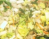 給食の「豚キムチ」♡野菜炒め風で辛くない作り方4写真