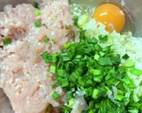 鶏胸ニラつくね。作り方1写真