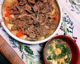 パパっと！絹厚揚げサラダほうれん草味噌汁作り方6写真