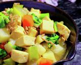 高野豆腐とたっぷり野菜の甘辛味噌煮作り方9写真
