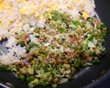 簡単！焼き納豆チャーハン作り方4写真