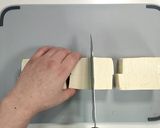 絹豆腐で柔らか★唐揚げ風絹厚揚★動画あり作り方1写真