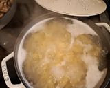 ソーセージとホウレン草のパスタ作り方2写真