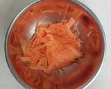 にんじんとほうれん草の塩麹ナムル作り方1写真