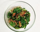 にんじんとほうれん草の塩麹ナムル作り方4写真