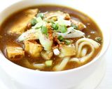 カレー粉・牛乳で【クリーミーカレーうどん作り方9写真