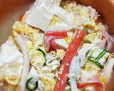 かに玉風♡豆腐とカニカマで簡単スープ♪作り方5写真