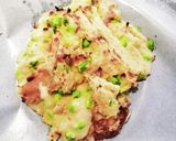 チーズと枝豆のパンケーキ作り方5写真