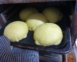 抹茶メロンパン 焼き印付き作り方13写真