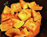 かぼちゃの煮物(圧力鍋、はちみつ)作り方1写真