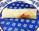 今日の夕飯　カニかま変わり春巻き作り方4写真
