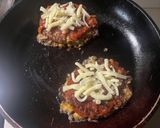 ピザ風ハンバーグ作り方4写真