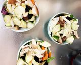 肉無豆腐コク旨きな粉味噌焼肉タレ味野菜炒作り方12写真