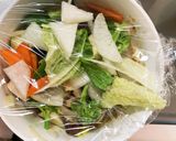 肉無豆腐きな粉さっぱりMIX汁味野菜炒め作り方13写真