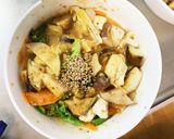 肉無豆腐コク旨きな粉味噌焼肉タレ味野菜炒作り方18写真