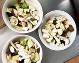 茄子椎茸きな粉ごま味噌味八宝回鍋肉風作り方8写真