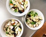 茄子椎茸きな粉ごま味噌味八宝回鍋肉風作り方11写真