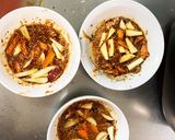 根菜茄子白菜オイごまキムチ味温野菜サラダ作り方5写真