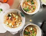 根菜茄子白菜簡単ケチャ南蛮味温野菜サラダ作り方6写真