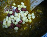 お豆がおいしい❤牛すじと豆のトマトカレー作り方14写真