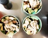 根菜茄子白菜オイごまキムチ味温野菜サラダ作り方11写真