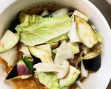 根菜茄子白菜簡単ケチャ南蛮味温野菜サラダ作り方14写真