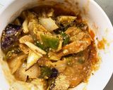 根菜茄子白菜簡単ケチャ南蛮味温野菜サラダ作り方16写真