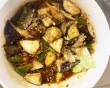 根菜茄子白菜オイごまキムチ味温野菜サラダ作り方16写真