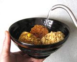 メンタンピン三色丼 インスタント麺×麻雀作り方5写真