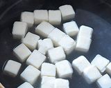 オイル漬け豆腐が入ったコロコロサラダ♪作り方3写真