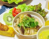 きのこのパスタと油淋鶏で家族が喜ぶごはん作り方6写真