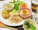 冷凍ご飯でガーリックライス晩ごはん献立作り方9写真