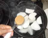 塩鮭かぶの鍋♪お腹のハリに簡単薬膳鍋作り方4写真