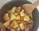 新じゃがとさつまあげのうま煮作り方4写真